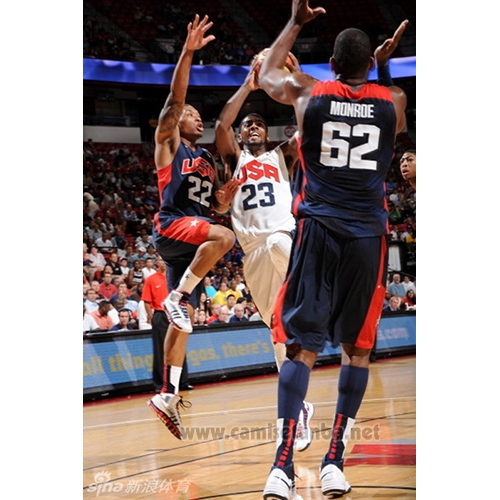 Camiseta USA 2012 Kyrie Irving #23 Blanco